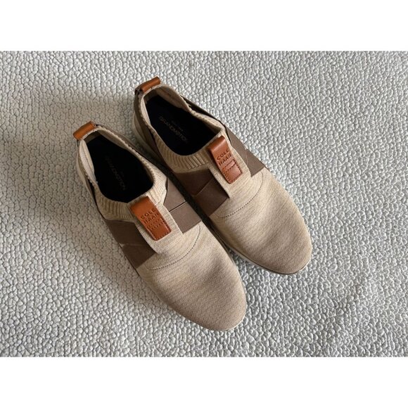 Cole Haan Grand Motion Stitchlite Slip- on Sneakers in Beige Men's size 10 - Picture 3 of 10